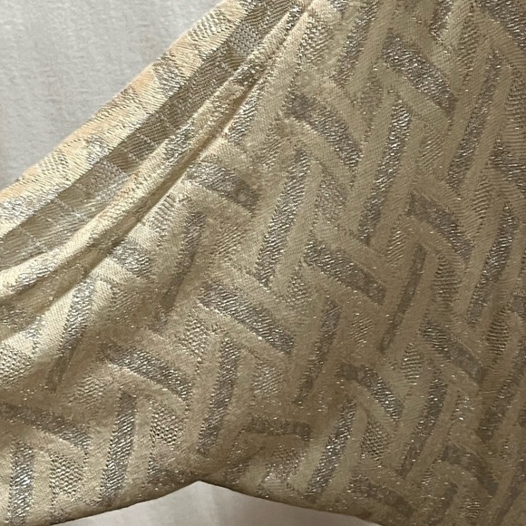 Nine & Co Ladies Dress Beige Silver Grey Dolman Cold Shoulder Cowl Neck 10 - Picture 10 of 15